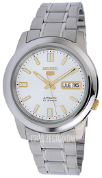 Seiko 5 Srebrny/Stal Ø38 mm SNKK09