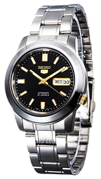 Seiko Czarny/Stal Ø45 mm SNKK17