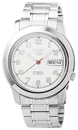 Seiko 5 Biały/Stal Ø38 mm SNKK33K1