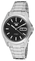 Seiko Czarny/Stal SNKK93K1