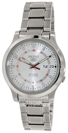 Seiko 5 Srebrny/Stal Ø37 mm SNKN19K1