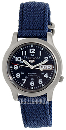 Seiko 5 Czarny/Tkanina Ø37 mm SNKN31K