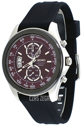 Seiko Chronograph Czerwony/Guma Ø46 mm SNN263