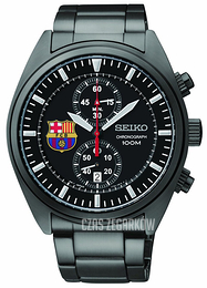 Seiko Czarny/Stal SNN267