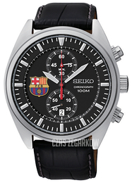 Seiko Czarny/Skóra Ø42.6 mm SNN269P1