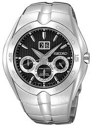 Seiko Arctura Czarny/Stal Ø46 mm SNP011