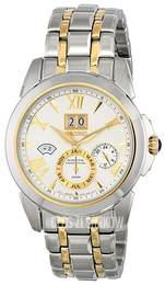 Seiko Biały/Stal w odcieniu złota Ø42 mm SNP066