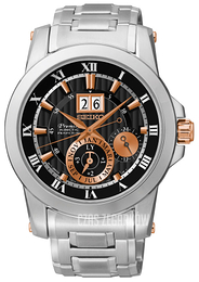 Seiko Premier Szary/Stal Ø41 mm SNP098