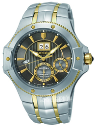 Seiko Szary/Stal w odcieniu złota Ø42 mm SNP108