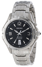 Seiko Coutura Czarny/Stal Ø41 mm SNQ123
