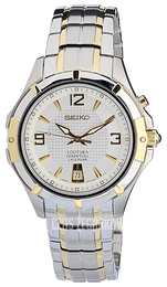 Seiko Coutura Srebrny/Stal w odcieniu złota Ø41 mm SNQ124