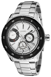 Seiko Srebrny/Stal Ø43 mm SNT021