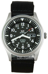 Seiko 5 Czarny/Skóra Ø42 mm SNZG15J1
