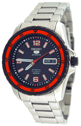 Seiko 5 Czarny/Stal Ø41 mm SNZG73