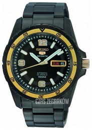 Seiko 5 Czarny/Stal Ø41 mm SNZG75