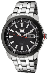 Seiko 5 Czarny/Stal Ø43 mm SNZH65