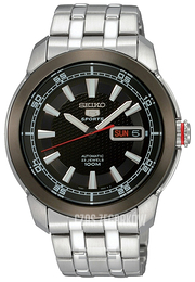 Seiko 5 Czarny/Stal SNZH65J1