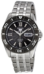 Seiko 5 Czarny/Stal Ø43 mm SNZH83