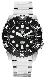 Seiko 5 Czarny/Stal Ø46 mm SNZJ19