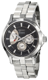 Seiko Premier Czarny/Stal Ø42 mm SPB001