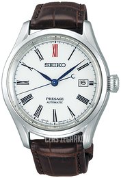 Seiko Presage Biały/Skóra Ø40.5 mm SPB095J1