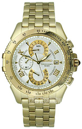 Seiko Biały/Stal w odcieniu złota Ø41 mm SPC046