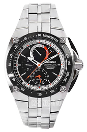 Seiko Sportura Czarny/Stal Ø47 mm SPC047