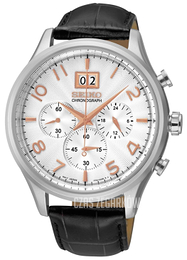 Seiko Szary/Skóra Ø42.5 mm SPC087P1