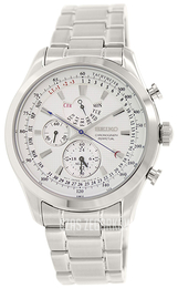 Seiko Chronograph Biały/Stal Ø44 mm SPC123P1