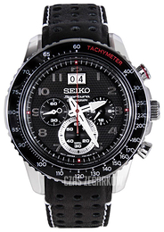Seiko Sportura Czarny/Skóra Ø44 mm SPC139P1