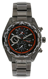 Seiko Chronograph Czarny/Stal Ø43 mm SPL037