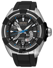 Seiko Velatura Czarny/Guma Ø47 mm SRH019P1