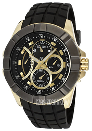 Seiko Czarny/Guma Ø44 mm SRL070