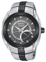 Seiko Czarny/Stal Ø44 mm SRN017