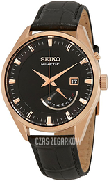 Seiko Czarny/Skóra Ø42 mm SRN078P1