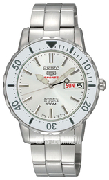 Seiko 5 Srebrny/Stal Ø36 mm SRP189K1