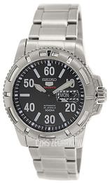 Seiko Czarny/Stal Ø42 mm SRP213