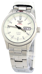 Seiko Biały/Stal Ø39 mm SRP263J1
