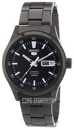 Seiko 5 Czarny/Stal Ø39 mm SRP267