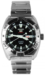 Seiko Sportura Czarny/Stal Ø40 mm SRP281