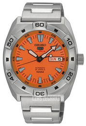Seiko Sportura Pomarańczowy/Stal Ø46 mm SRP283