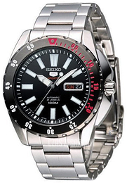 Seiko 5 Czarny/Stal Ø42 mm SRP361