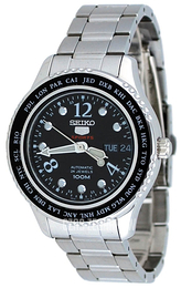 Seiko Sportura Czarny/Stal Ø36 mm SRP367