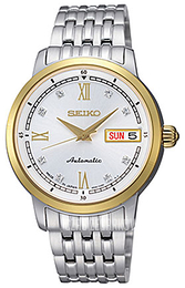 Seiko Presage Biały/Stal Ø35 mm SRP396J1