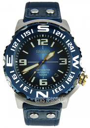 Seiko Niebieski/Skóra Ø47 mm SRP451