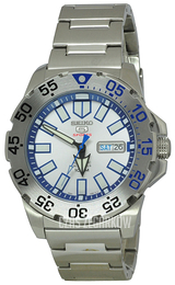 Seiko 5 Biały/Stal Ø44 mm SRP481K1