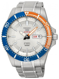 Seiko 5 Srebrny/Stal Ø44 mm SRP549K1