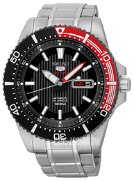 Seiko 5 Czarny/Stal Ø44 mm SRP557K1