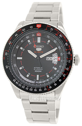 Seiko 5 Czarny/Stal Ø45 mm SRP613K1S