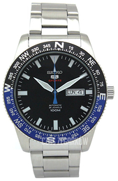 Seiko 5 Czarny/Stal Ø51 mm SRP659